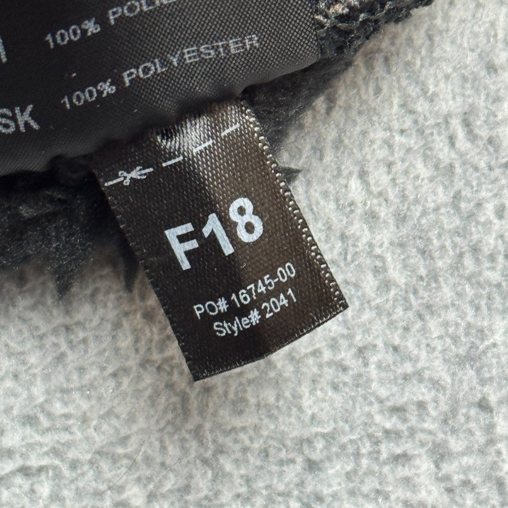Kuhl Jacket Womens‎ XS Black Flight Pullover Sherpa Fleece Hooded Snap Button - Picture 8 of 14